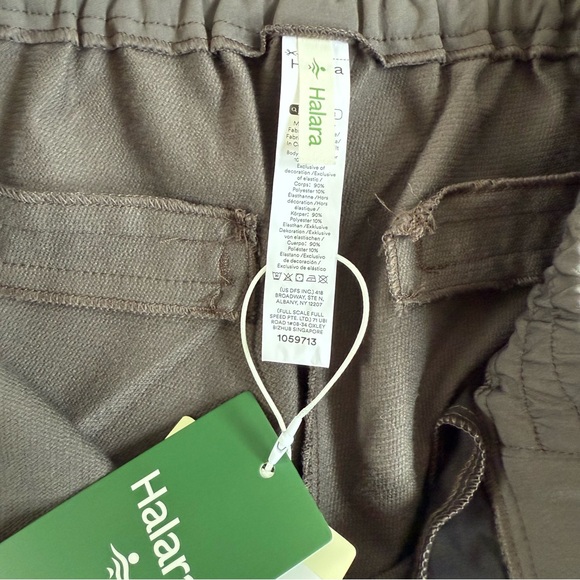 Halara Water Repellent Wear-Resistant Mid High Waisted Work Pants Zipper Pocket - Picture 7 of 11